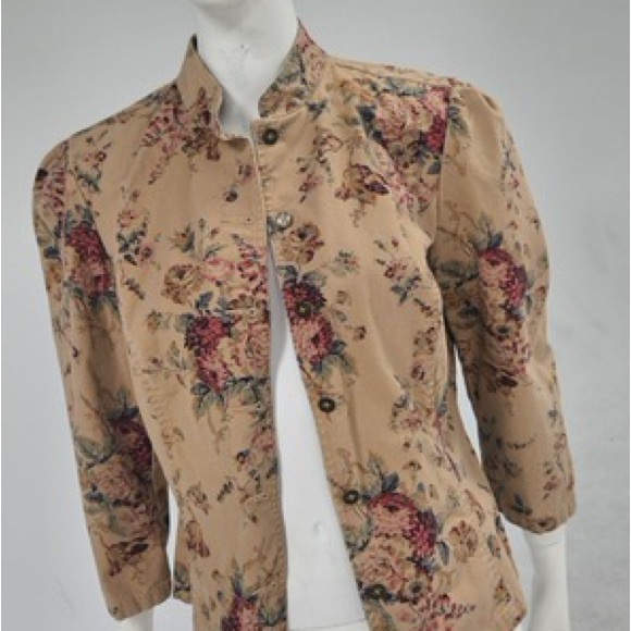 Chaps Ralph Lauren Floral Jacket - Picture 1 of 5
